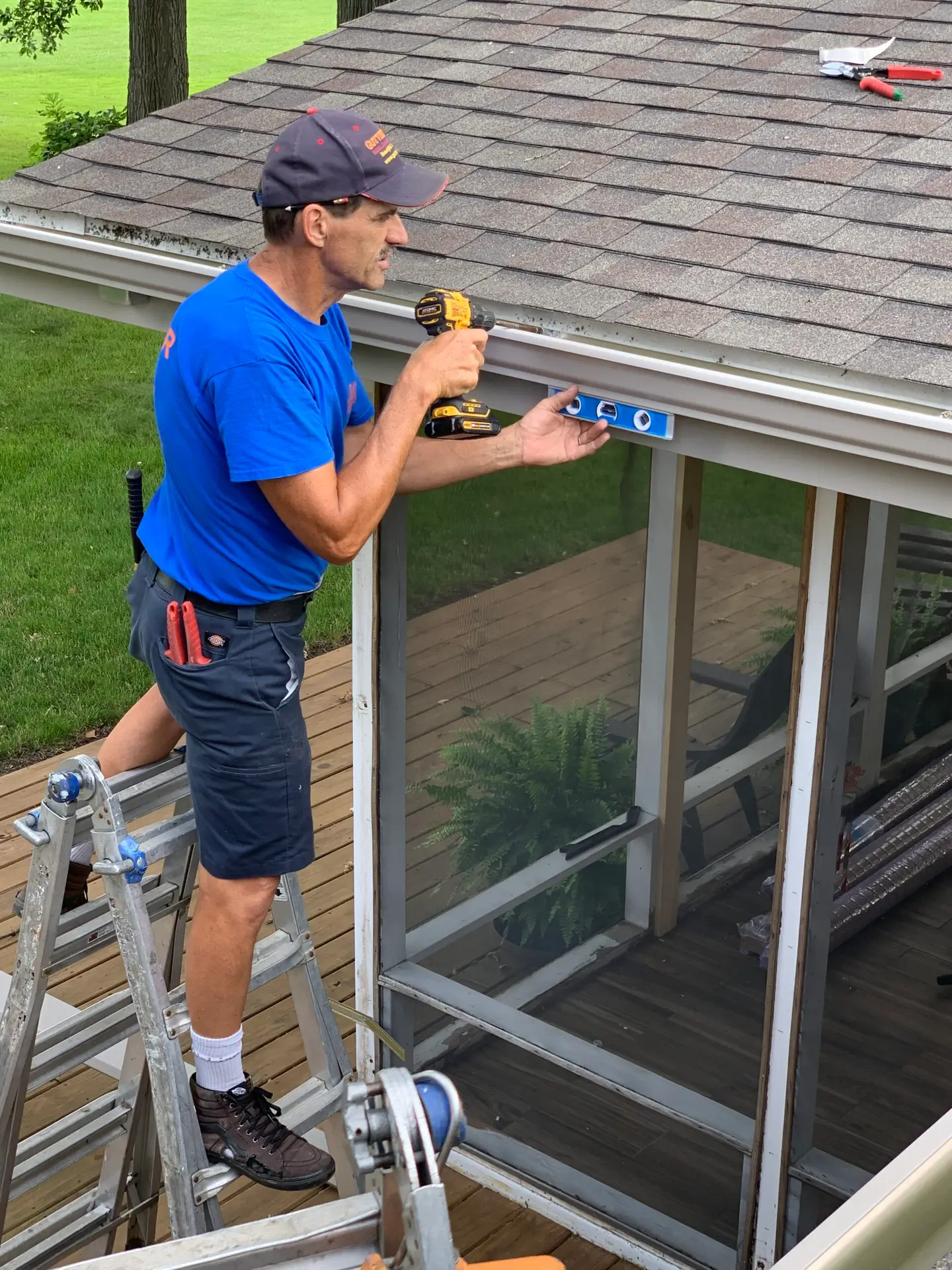 Sunrise Seamless gutter installation or cleaning service photo