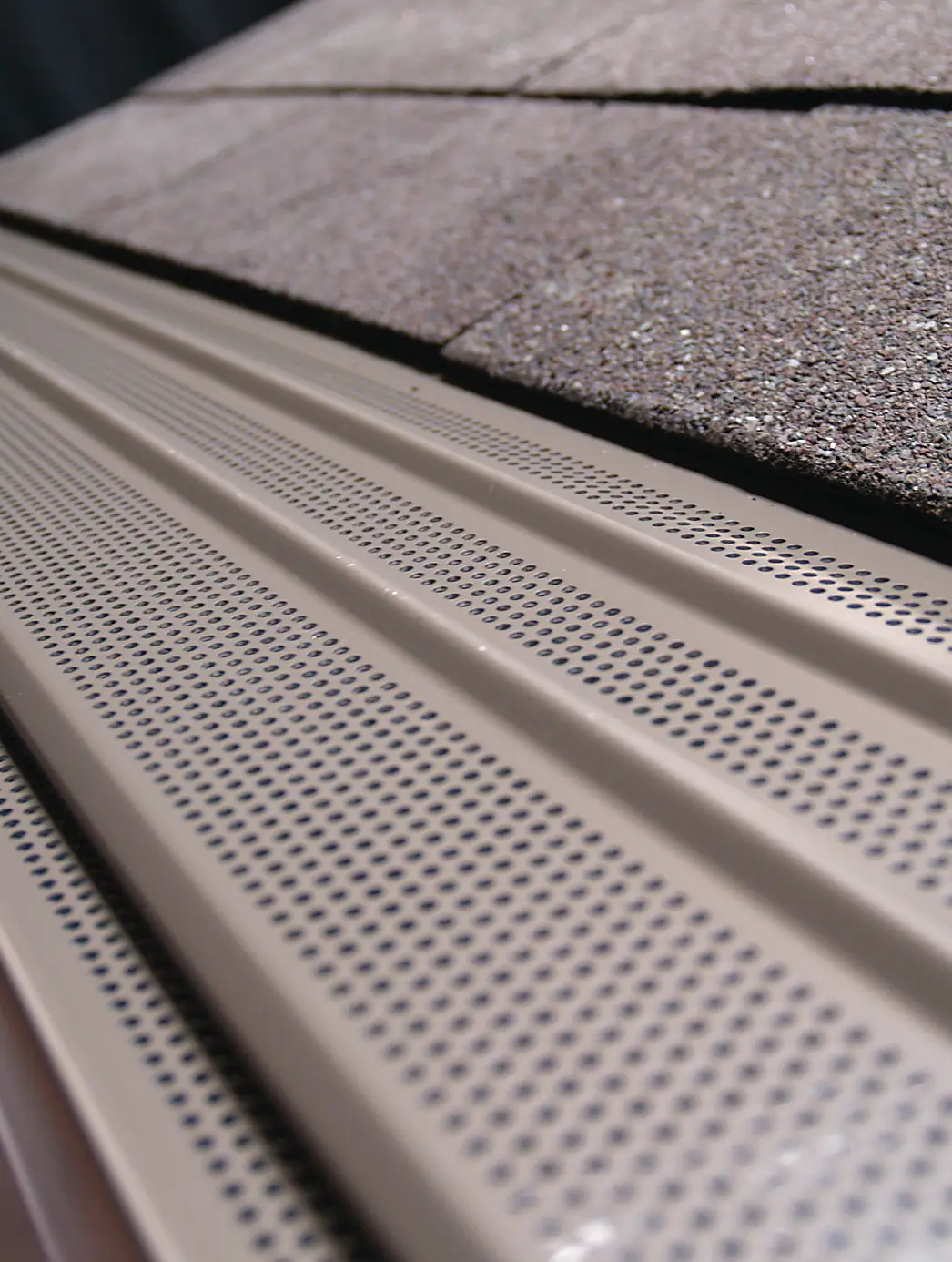 Leaf Terminator gutter protection close up in Lansing Michigan